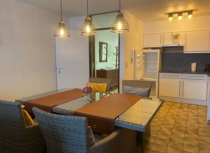 Enjoy the sunny terrace at Apartment 103 in Bredene, Belgian coast. Perfect for a relaxing stay by the sea.