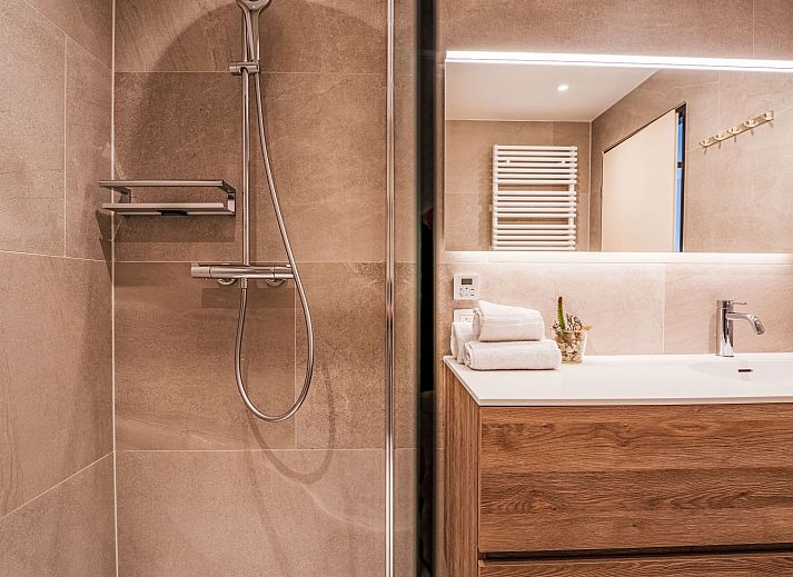 Attractive bedroom in Apartment 103, Bredene with coastal view painting, Belgian coast, ideal vacation accommodation.