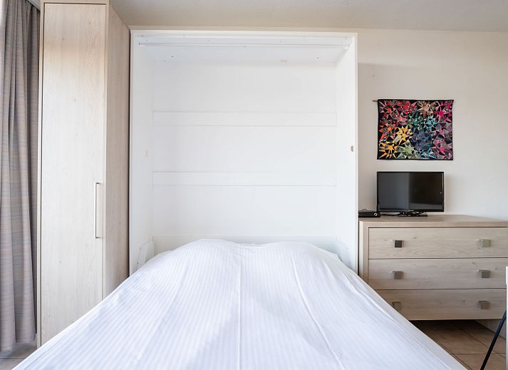 Enjoy the beautiful view from the balcony of Apartment Studio 62-705 in Bredene, Belgian coast, ideal for relaxation.