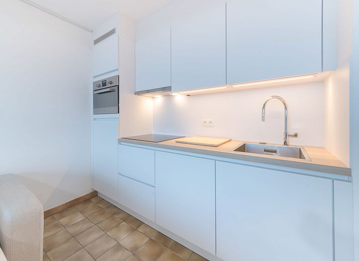 Enjoy the view from the terrace of Apartment Ochtendstemming in Bredene on the Belgian coast, perfect for a relaxing stay.