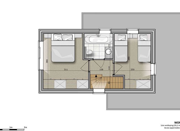 Moderne vrijstaande woning in Bredene aan de Belgische kust, omgeven door duinen en natuur, ideaal vakantiehuis voor rustzoekers.