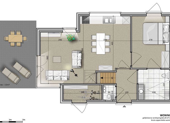 Moderne vrijstaande woning in Bredene aan de Belgische kust, omgeven door duinen en natuur, ideaal vakantiehuis voor rustzoekers.