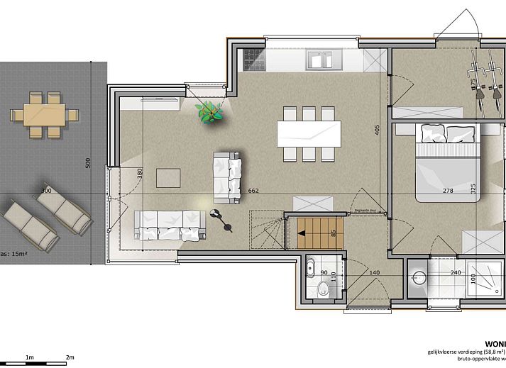Moderne vrijstaande woning in Bredene aan de Belgische kust, omgeven door duinen en natuur, ideaal vakantiehuis voor rustzoekers.