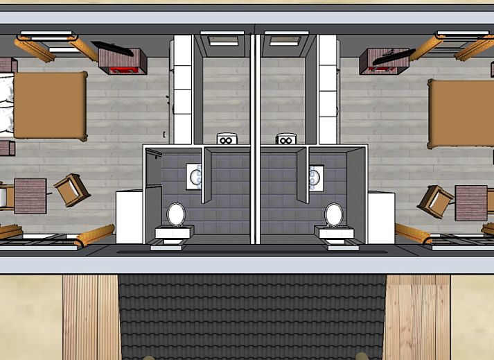 Verblijf 111107 - Vakantiewoning Belgische kust - Comfort Lodge | 2 personen (27 m2)