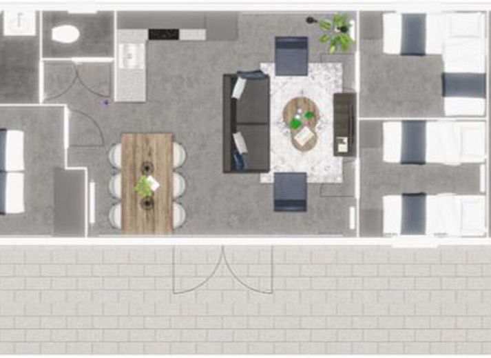 Ontspan op het zonnige terras van de Premium Lodge I in Nieuwpoort, Belgische kust. Luxe vakantiehuis voor 6 personen, omgeven door natuur.