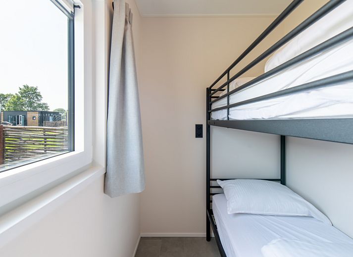 Wood Lodge voor 6 personen in Nieuwpoort, Belgische kust. Moderne vakantiewoning met terras en airco, ideaal voor een ontspannen verblijf.