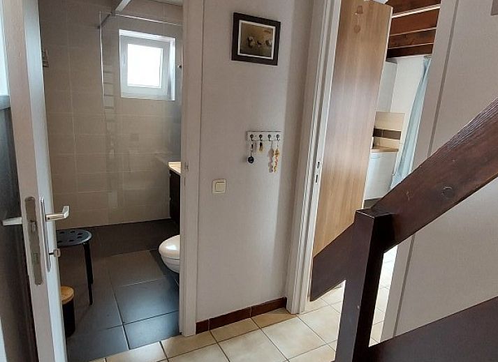 Haustuer des Ferienhauses Duinendaele 272 in Adinkerke, De Panne, Belgische Kueste, Belgien.