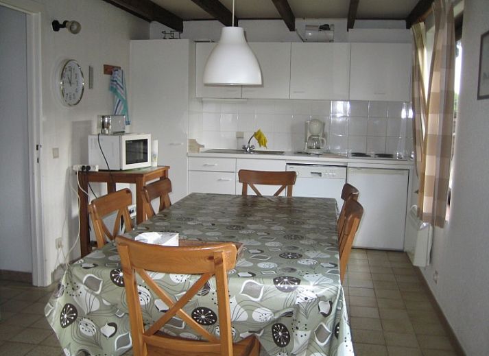 Gemtliches Schlafzimmer in Duinhoek II, De Panne, belgische Kste, mit bequemem Doppelbett.