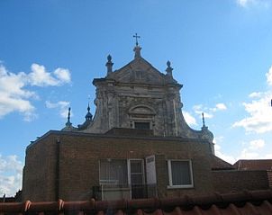 View of historic architecture from Frances Milton, vacation home Bruges.