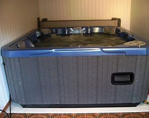 Bubbelbad in Den Anker vakantiehuis in Houthulst, West-Vlaanderen voor ontspanning.