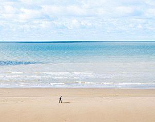 Kstenblick bei Les Petrels fifth, einem Ferienhaus in Koksijde, Westflandern, mit schnem Strand und Meerblick.
