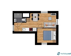 Guest house 0115111 - Holiday property West Flanders - Ruime Suite | 2p