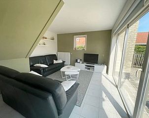 Gezellige woonkamer in Residentie Arthur - Lombardsijde vakantiehuis, West-Vlaanderen.