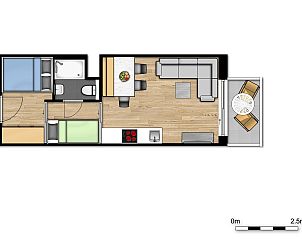 Unterkunft 012614 - Ferienhaus Westflandern - Familiesuite | 2 volwassenen - 3 kinderen