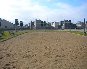 Zandvolleybalveld bij Lombardsijde vakantiehuis, Lombardsijde-Middelkerke, West-Vlaanderen, Belgi.