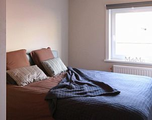 Cozy bedroom in Residence Commodore No. 135, apartment in Knokke, West Flanders, Belgium with comfortable bed.