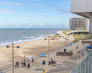 Enjoy the beautiful sea view from Bella Vista - 0401, a vacation home in Middelkerke, West Flanders, Belgium.