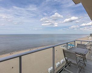 Enjoy the breathtaking sea view from the balcony of vacation home Kwintebank - 0904 in Middelkerke, West Flanders, Belgium.