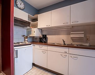 Modern kitchen in Apartment Studio 502, Bredene, West Flanders, Belgium. Equipped with all conveniences for a comfortable stay.