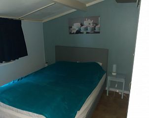 Cozy bedroom in Holiday home Oostduinkerke on the Belgian coast.