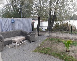 Terrace overlooking the water at Holiday home Oostduinkerke, Belgian coast.