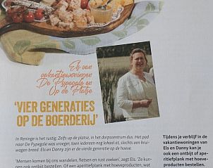 Promotie van lokale producten en verblijf in vakantiehuis de Pypegale, Lo-Reninge.