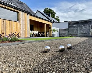 Petanque court at Sahara119 vacation home in Lommel, Limburg for outdoor activities.