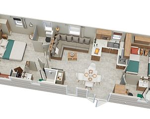 Unterkunft 053529 - Ferienhaus Limburg - Vakantiehuis Camping Papillon Kinrooi  86