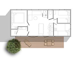 Verblijf 053533 - Vakantiewoning Limburg - Vakantiehuis Camping Papillon Kinrooi  88