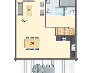 Unterkunft 0547140 - Bungalow Limburg - Mooi Zutendaal | 6-persoons bungalow | 6B