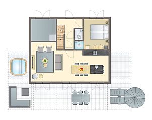 Unterkunft 0547158 - Bungalow Limburg - Mooi Zutendaal | 6-persoons wellnessvilla | 6ELW