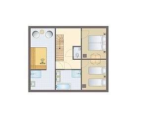 Unterkunft 0547158 - Bungalow Limburg - Mooi Zutendaal | 6-persoons wellnessvilla | 6ELW