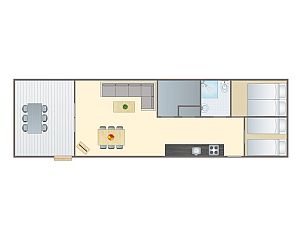 Guest house 054715 - Bungalow Limburg - Mooi Zutendaal | 4-persoons chalet | 4B1