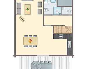 Guest house 0547168 - Bungalow Limburg - Mooi Zutendaal | 6-persoons bungalow | 6C1