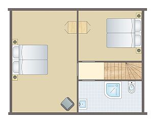 Guest house 054717 - Bungalow Limburg - Mooi Zutendaal | 4-persoons bungalow | 4B2