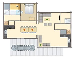 Unterkunft 0547190 - Bungalow Limburg - Mooi Zutendaal | 12-persoons bungalow | 12C