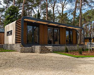 Modus Wellness 2 vakantiehuis in Zutendaal, Limburg omgeven door serene bossen en moderne architectuur.