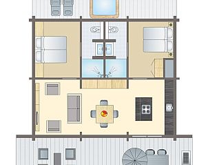Verblijf 054748 - Bungalow Limburg - Mooi Zutendaal | 4-persoons villa | 4CJ