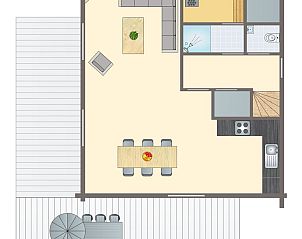 Verblijf 054751 - Bungalow Limburg - Mooi Zutendaal | 6-persoons bungalow | 6C2