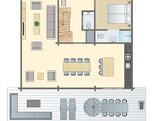 Guest house 054763 - Bungalow Limburg - Mooi Zutendaal | 8-persoons villa | 8CE