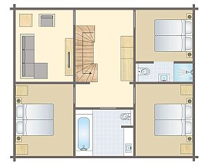 Guest house 054763 - Bungalow Limburg - Mooi Zutendaal | 8-persoons villa | 8CE