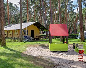 Unterkunft 055021 - Zelthaus Limburg - Safaritent + sanitair + glijbaan