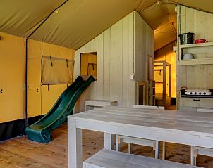 Unterkunft 055021 - Zelthaus Limburg - Safaritent + sanitair + glijbaan
