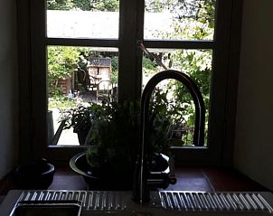 View from the kitchen of Holiday home in Ottr, located in the green area of the Ardennes, Lige, Belgium.