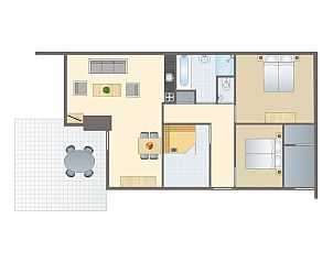 Unterkunft 070607 - Bungalow Hennegau - Village l'Eau d'Heure | 4-persoons bungalow | 4L1