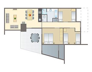 Verblijf 070624 - Bungalow Henegouwen - Village l'Eau d'Heure | 6-persoons bungalow | 6C1