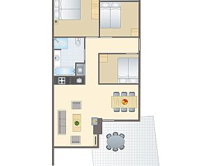 Unterkunft 070625 - Bungalow Hennegau - Village l'Eau d'Heure | 6-persoons bungalow - Breed Toeganke