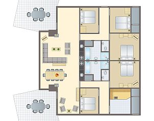 Unterkunft 070632 - Bungalow Hennegau - Village l'Eau d'Heure | 10-persoons bungalow | 10L2