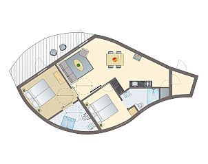 Unterkunft 0735608 - Bungalow Hennegau - 4-persoons The Leaf - Extra toegankelijk | 4BT