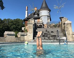 Zwembad bij Kasteel Spa, een luxe vakantieaccommodatie in Spa, Ardennen, Belgi.
